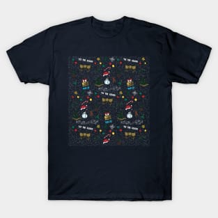 Tis the Season Christmas Pattern T-Shirt